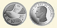 Europasternmünze Silber Spanien 2015 Europasternmünze Silber Spanien 2015