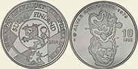 Europasternmünze Silber Finnland 2016