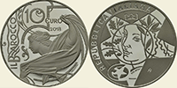 Europasternmünze Silber Italien 2018 Europasternmünze Silber Italien 2018